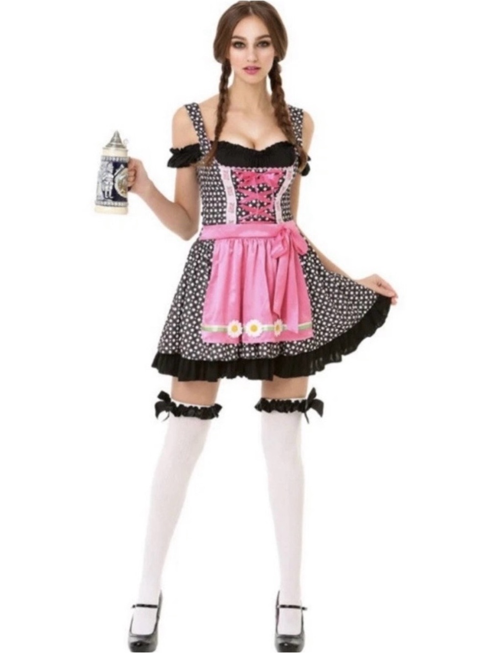 Hauntlook Oktoberfest Beer Maid Adult Halloween Costume Women’s Size Medium NEW